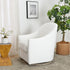 Ethel Swivel Nursery Glider - Pearl White Nursery Glider | Glider Chairs | Kinwell Furniture | Modern Nursing Chairs | Recliners & Rockers